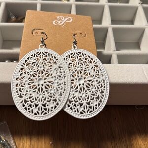 Plunder Design Filigree Earrings. Super light weight